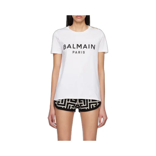 Logo Printed Cropped T-Shirt