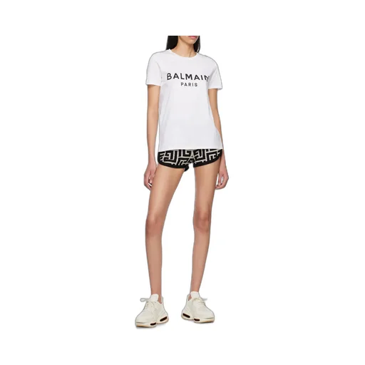 Logo Printed Cropped T-Shirt