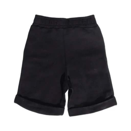 Logo Print Turn-Up Brim Shorts