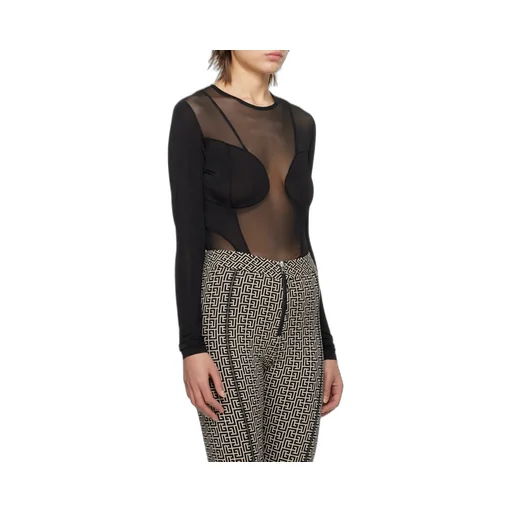Mesh Long Sleeved Top