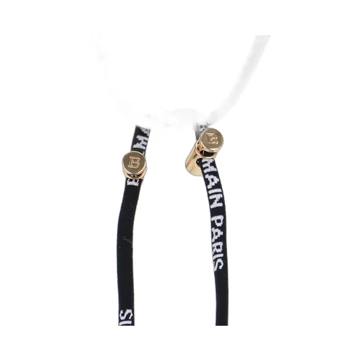 Flocked Logo Drawstring Cropped Hoodie