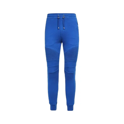 Logo Printed Cotton Jogging Bottoms
