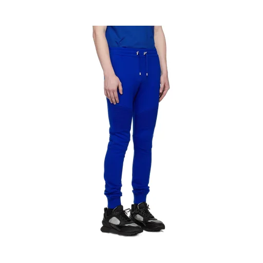 Logo Printed Cotton Jogging Bottoms
