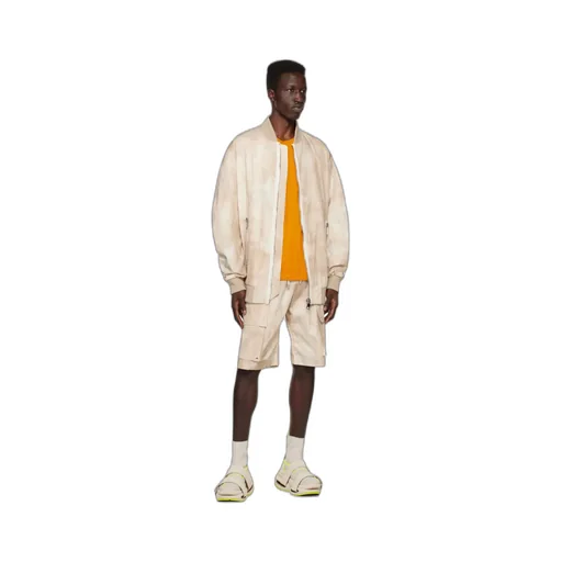 Faded Effect Drawstring Cargo Shorts