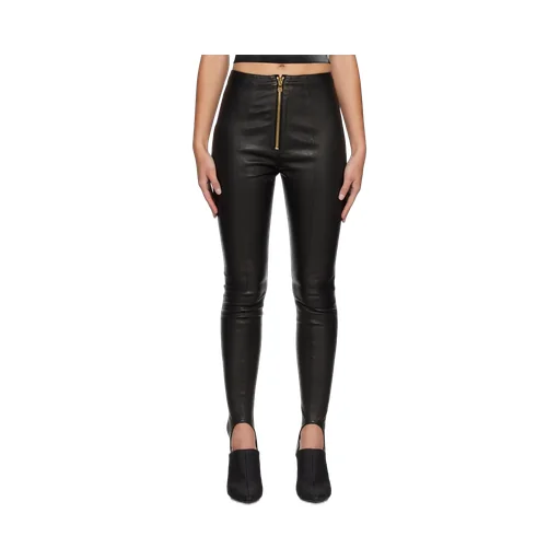 Grain Zipper Leggings