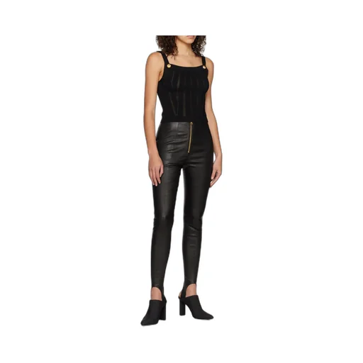 Grain Zipper Leggings
