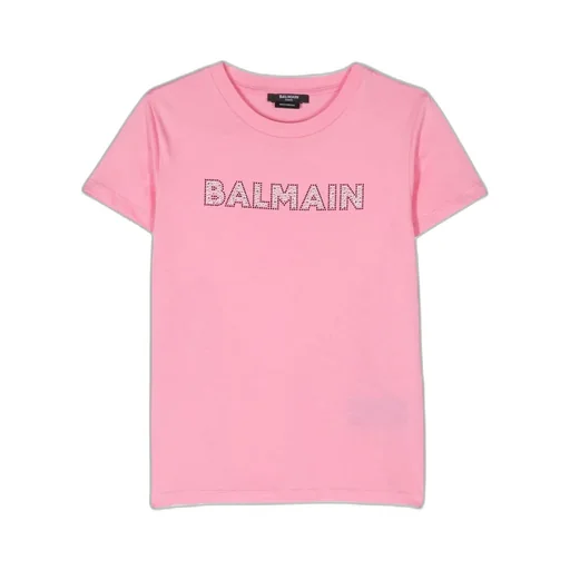 Stud-Embellished Logo Cotton T-Shirt