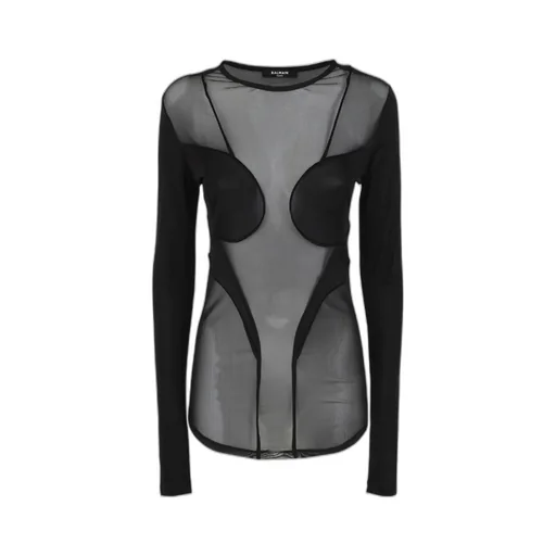 Mesh Long Sleeved Top