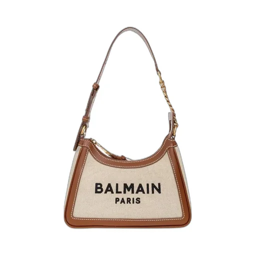 B-Army Canvas Bag With Leather Inserts