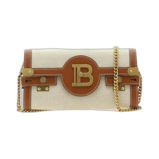Logo Plaque Shoulder Bag