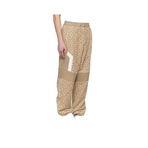 Jogging Bottoms With Printed Pyramid Monogram