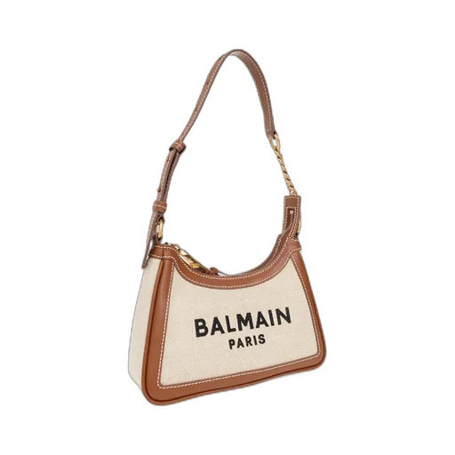 B-Army Canvas Bag With Leather Inserts