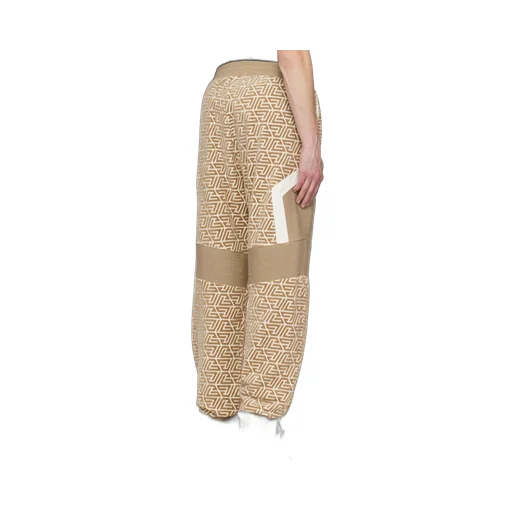 Jogging Bottoms With Printed Pyramid Monogram