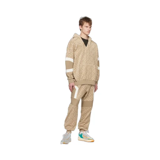 Jogging Bottoms With Printed Pyramid Monogram