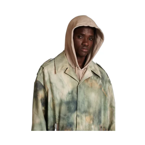 Desert Print Cotton Coat