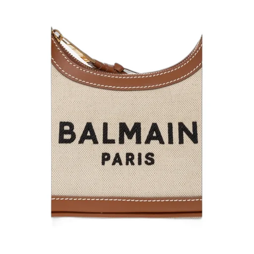 B-Army Canvas Bag With Leather Inserts