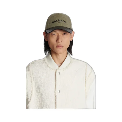 Cotton Cap With Balmain Logo