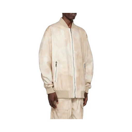 Desert Print Cotton Bomber Jacket