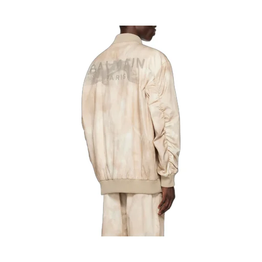 Desert Print Cotton Bomber Jacket