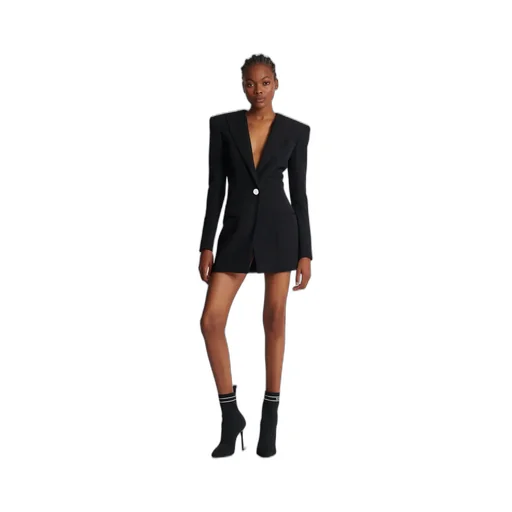 Grain De Poudre Tailored Dress