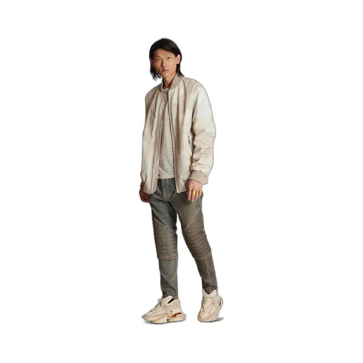 Desert Print Cotton Bomber Jacket