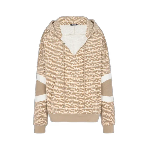 Hoodie With Printed Pyramid Monogram