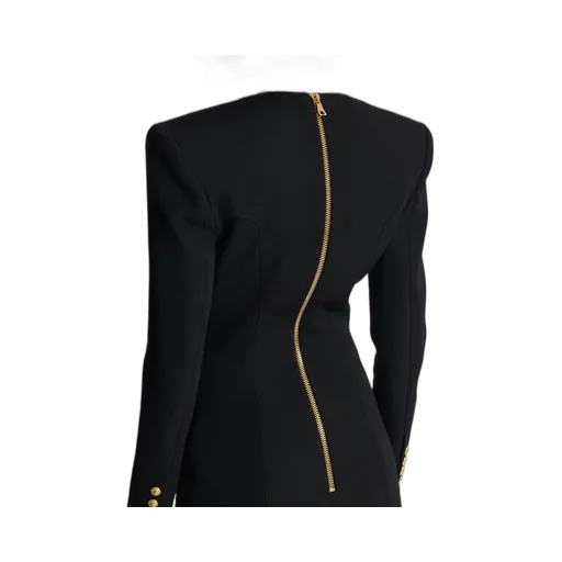 Grain De Poudre Tailored Dress