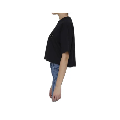 Logo-Print Cropped T-Shirt