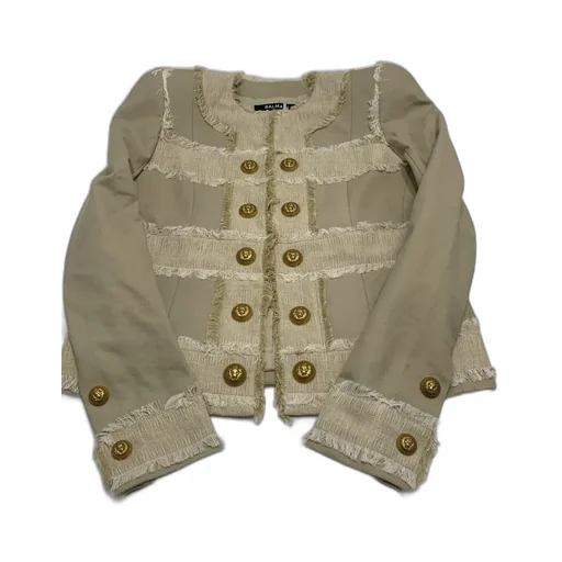 Fringed Tweed Jacket