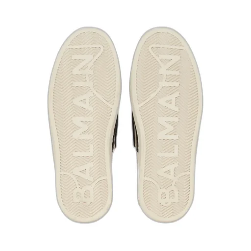 B-Court Monogram Lace-Up Sneakers