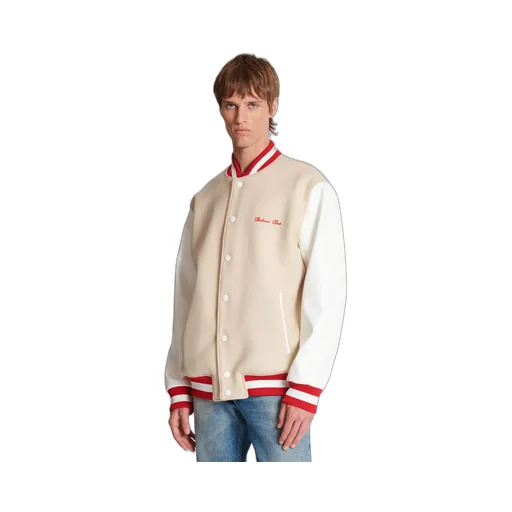 Logo Embroidered Varsity Jacket