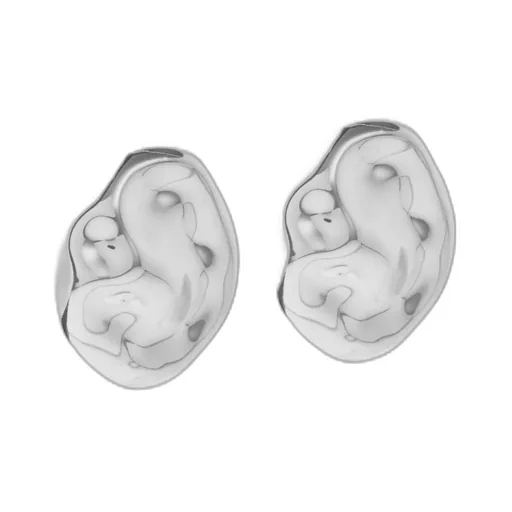 Circular Metallic Earrings