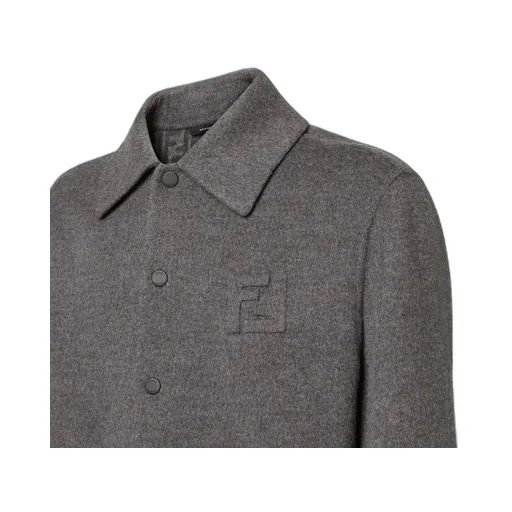 Ff Detailed Single Breasted Jacket