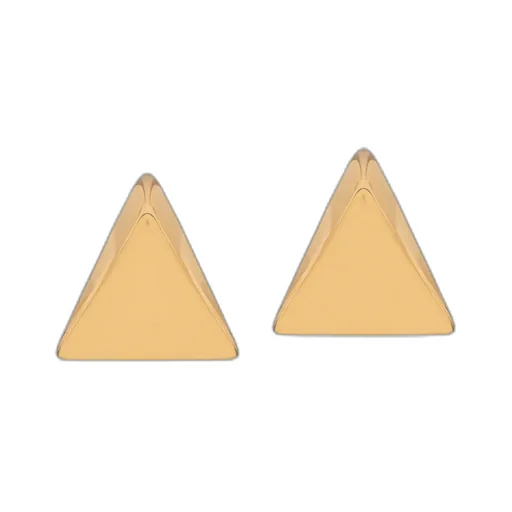 Triangular Stud Earrings