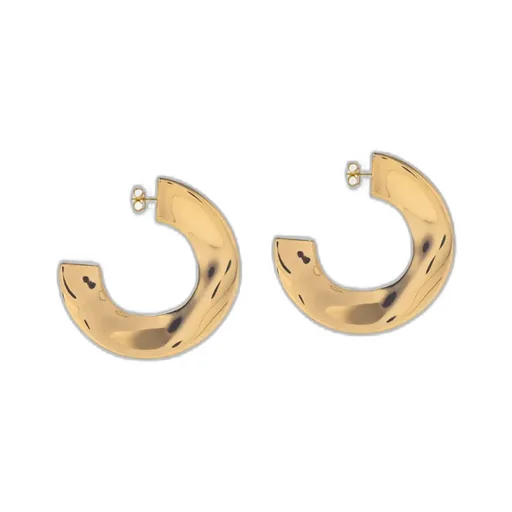 Mindy Curved Hoop Earrings