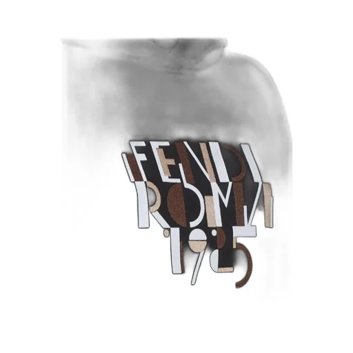 Roma Logo Printed Hoodie