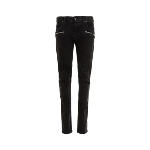 Zipped Pocket Skinny Jeans