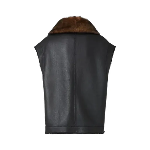 Ff Buckle Shearling Gilet