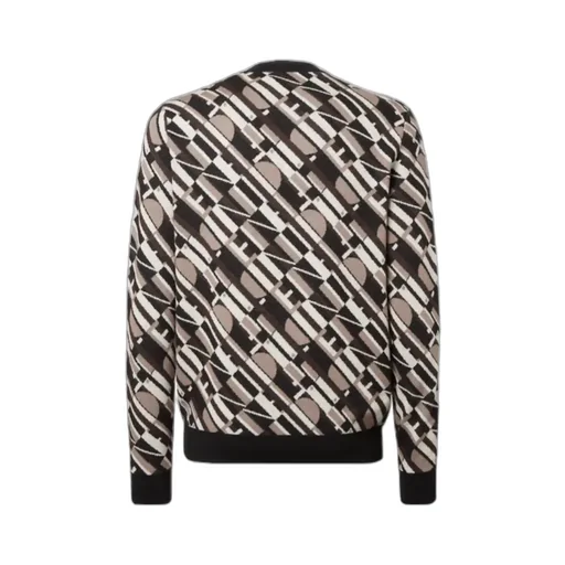 Logo Jacquard Crewneck Jumper