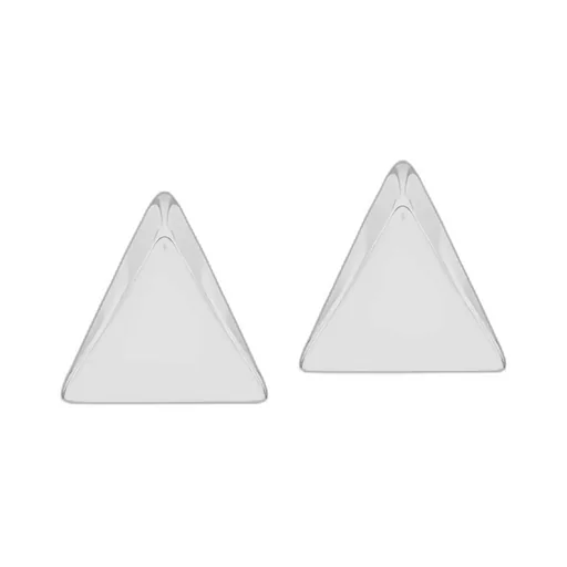 Triangular Metallic Earrings