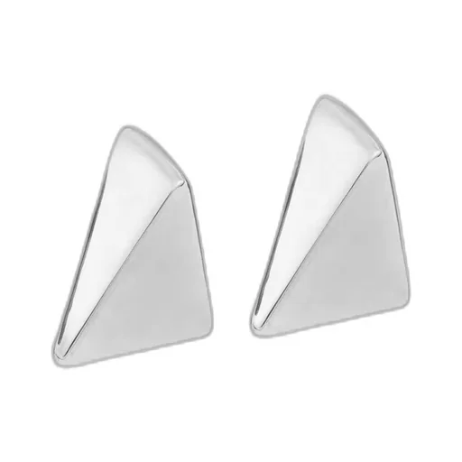 Triangular Metallic Earrings