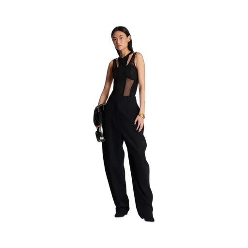Cut-Out Tulle Body