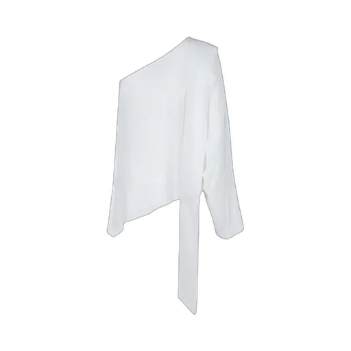 Draped Asymmetric Blouse