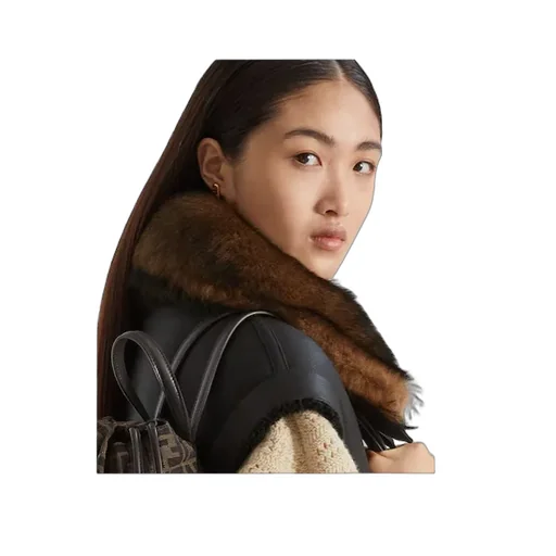 Fendi O'lock Crystal-Embellished Metallic Earrings