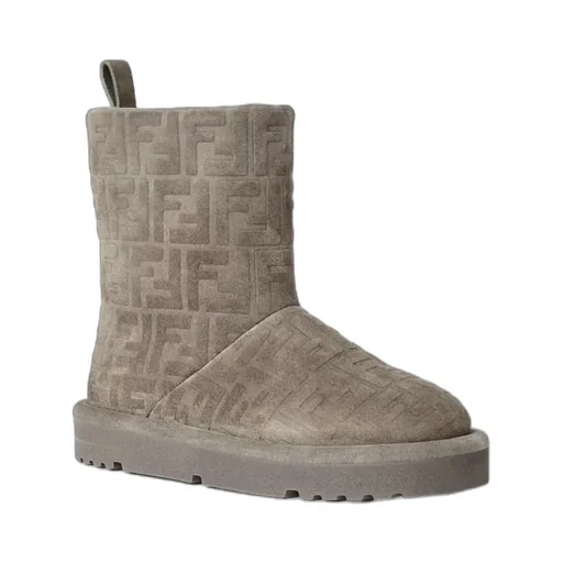 Apres Chic Monogram Embossed Boots