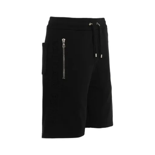 Embossed Bermuda Shorts