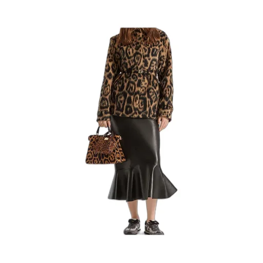 Leopard Printed Belted Go-To Jacket