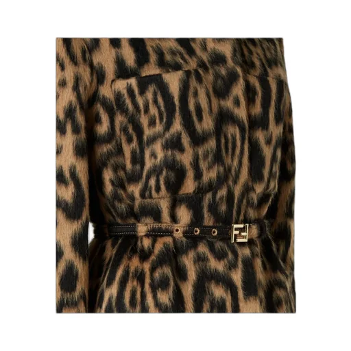 Leopard Printed Belted Go-To Jacket