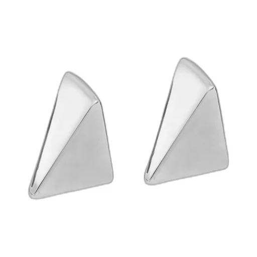 Triangular Metallic Earrings