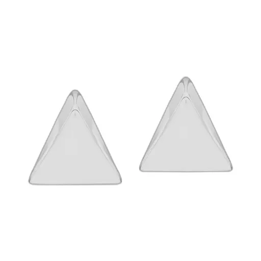 Triangular Metallic Earrings